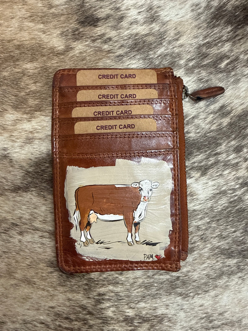 Hand Painted Card Wallets