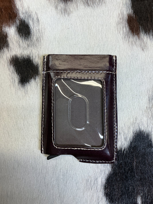 RFID Credit Card Wallet w/Money Clip