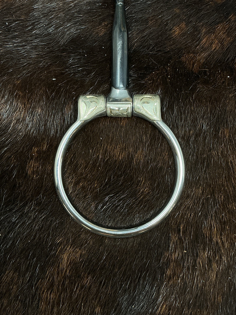 HR09- Offset D-Ring Snaffle Bit
