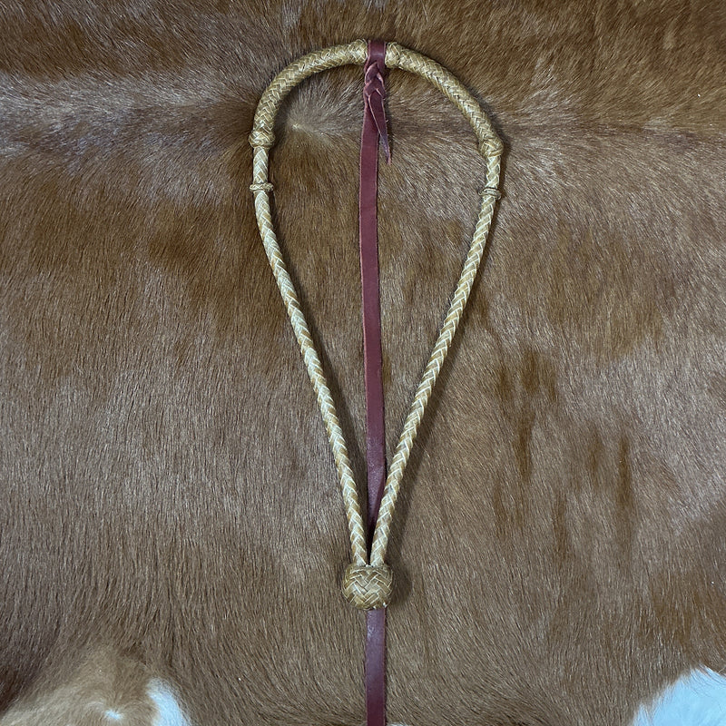 8 Plait 1/4" Center Hung Bosalita w/Hanger