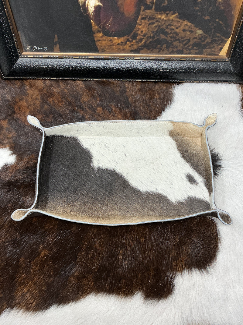 Large Cowhide Tray