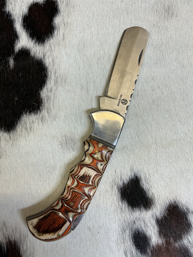 Folding Castration Knife w/Sheath
