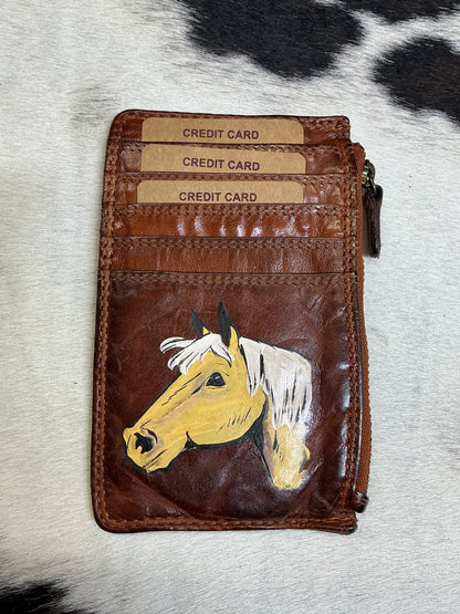 Hand Painted Card Wallets