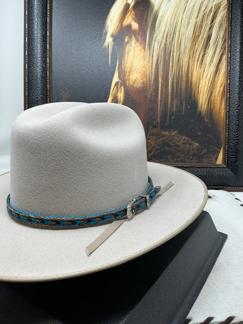 Braided Horsehair Hatband w/Buckle