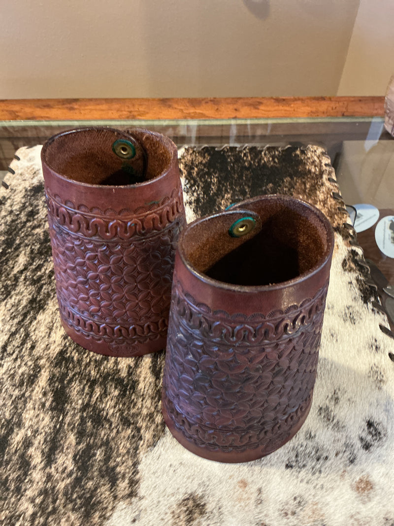 Vintage Leather Cuffs