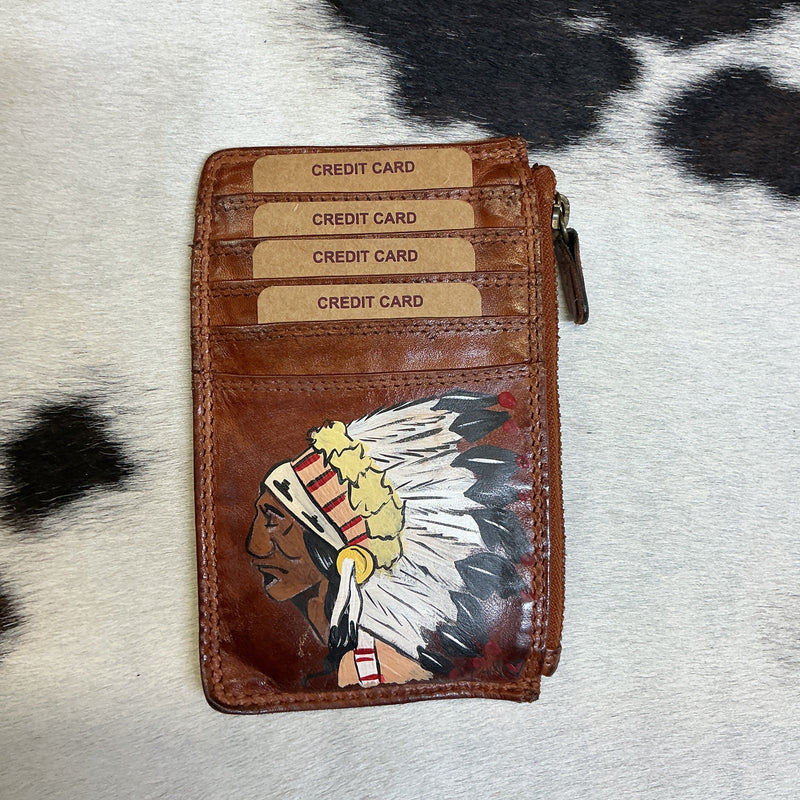 Hand Painted Card Wallets