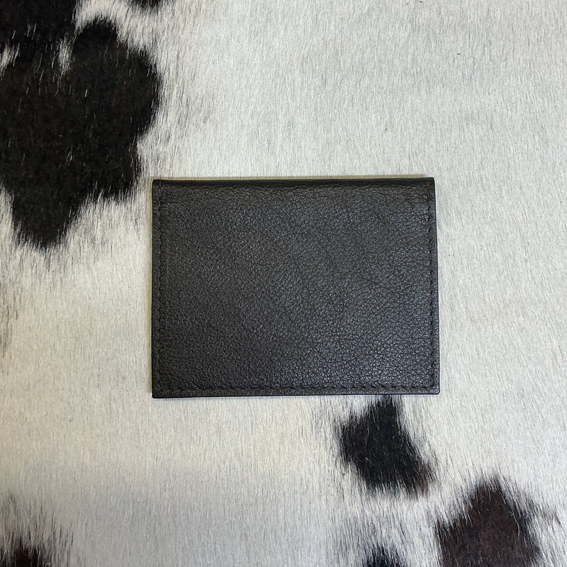 Ostrich Bi-Fold Wallet w/Passcase