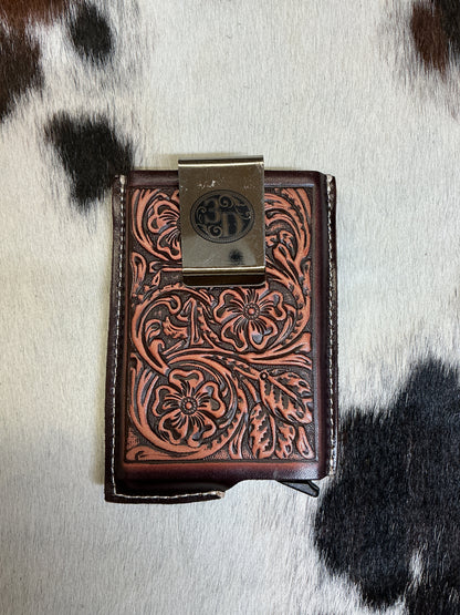 RFID Credit Card Wallet w/Money Clip