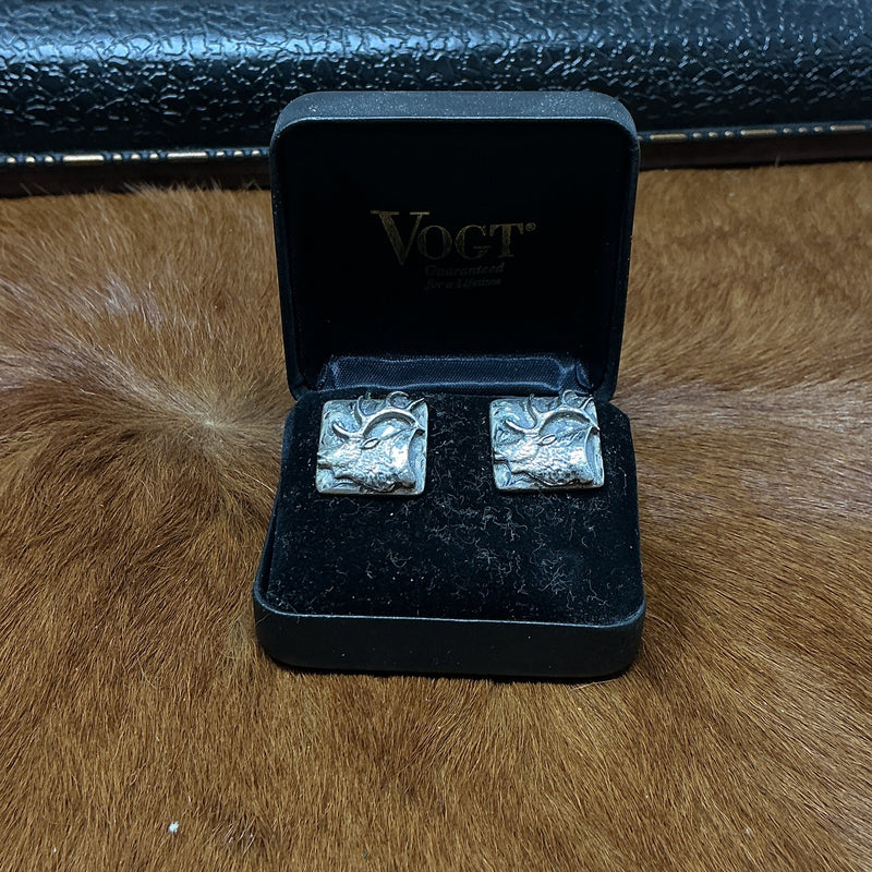 Vogt Bull Elk Cufflinks
