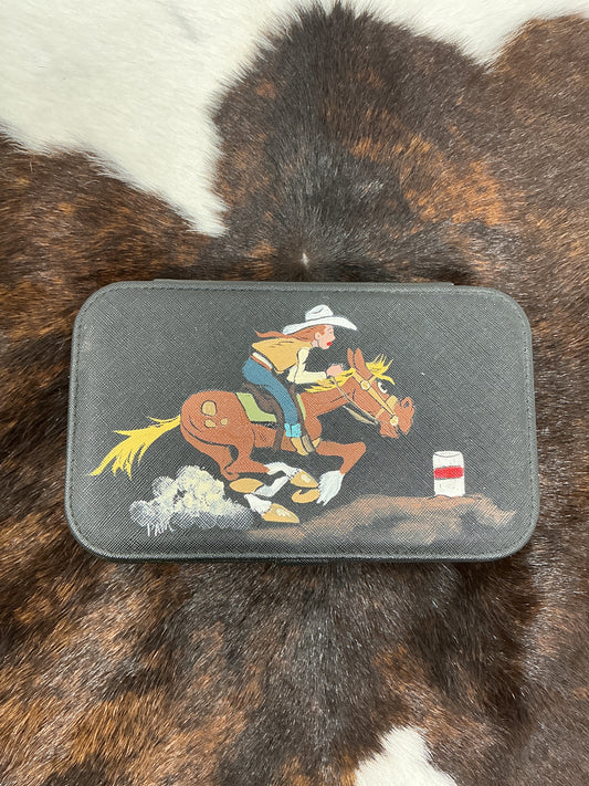 Hand Painted Jewelry Case Med.