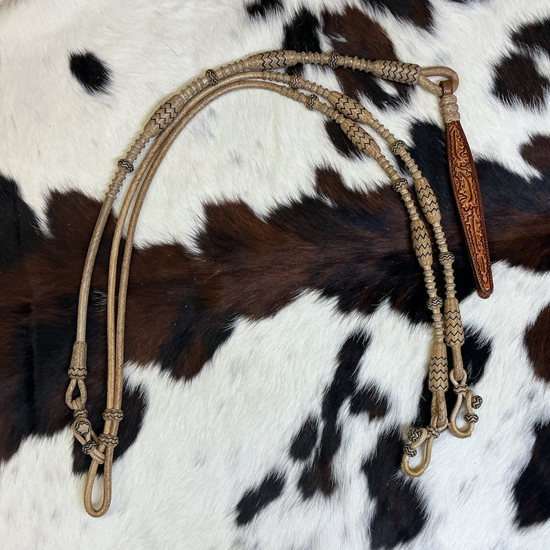 30 Plait California w/accents Reins & Romal