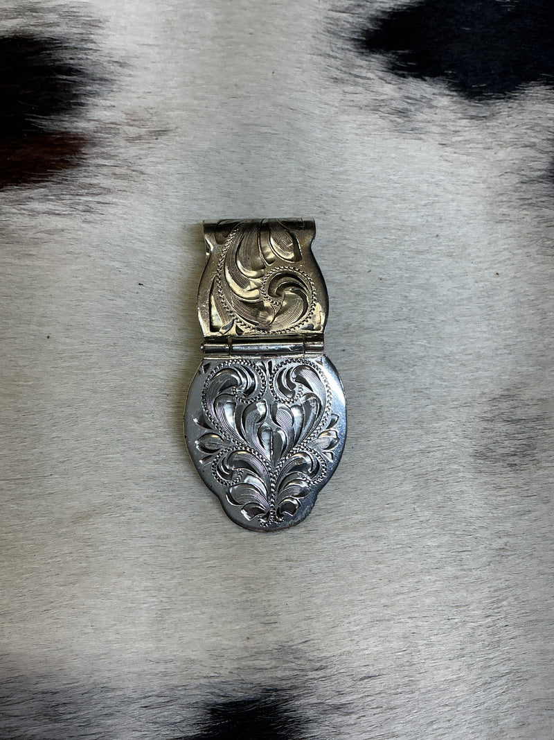 Engraved Money Clip w/Overlay Design