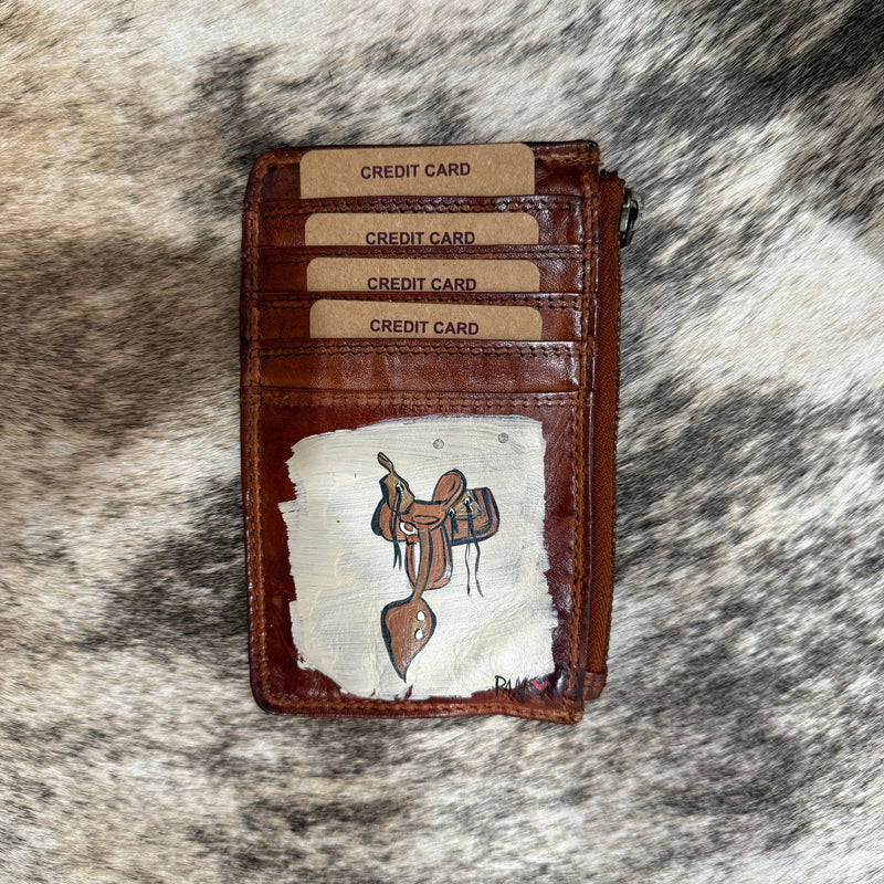 Hand Painted Card Wallets