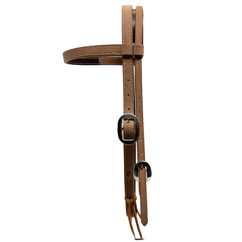 B/B Great Basin Rough Out Single Buckle Headstall