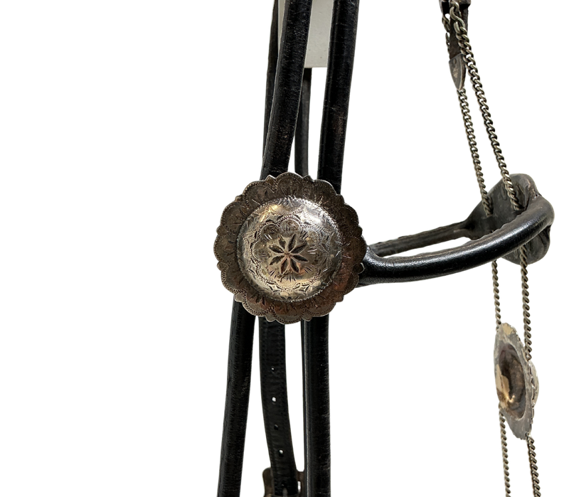 Vintage Visalia Saddlery Sterling Silver Headstall w/Bit