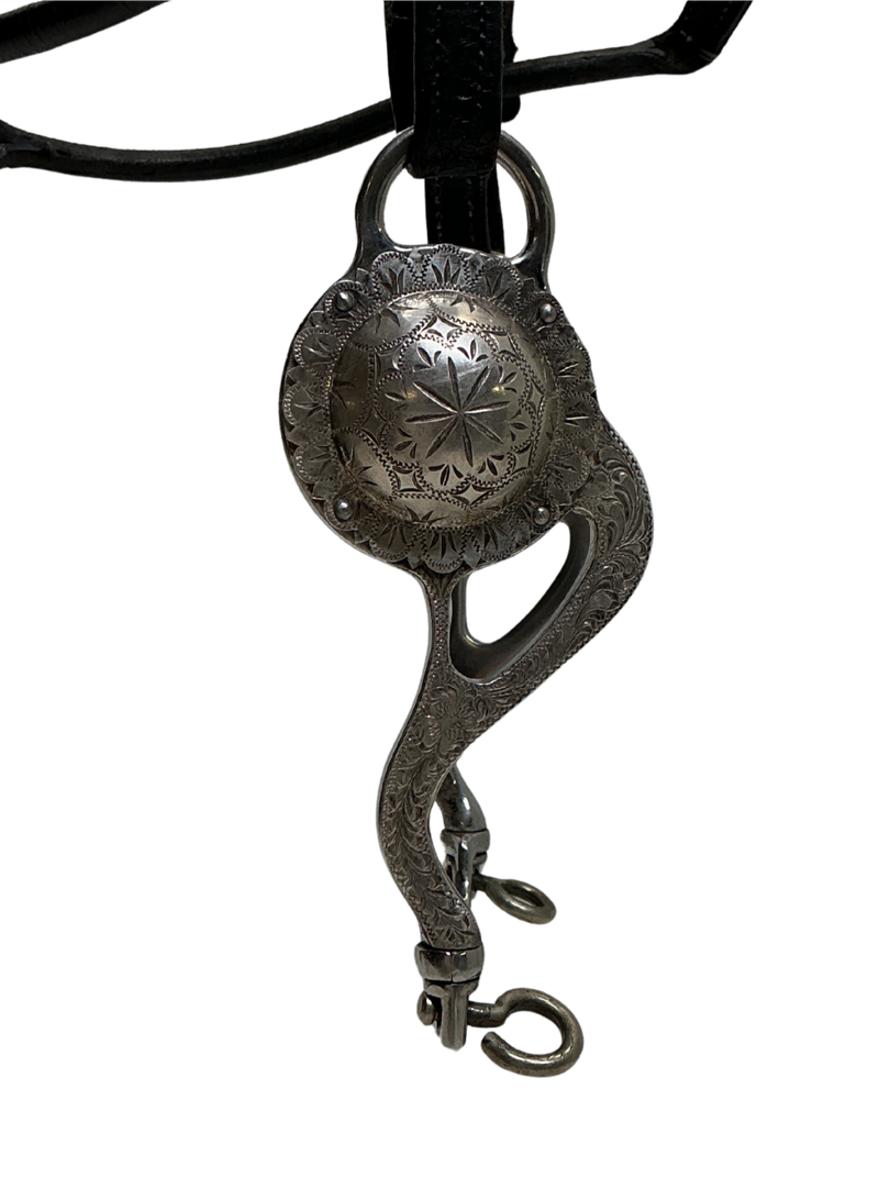 Vintage Visalia Saddlery Sterling Silver Headstall w/Bit