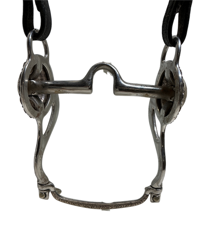 Vintage Visalia Saddlery Sterling Silver Headstall w/Bit
