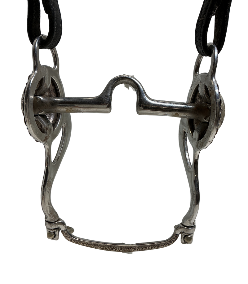 Vintage Visalia Saddlery Sterling Silver Headstall w/Bit