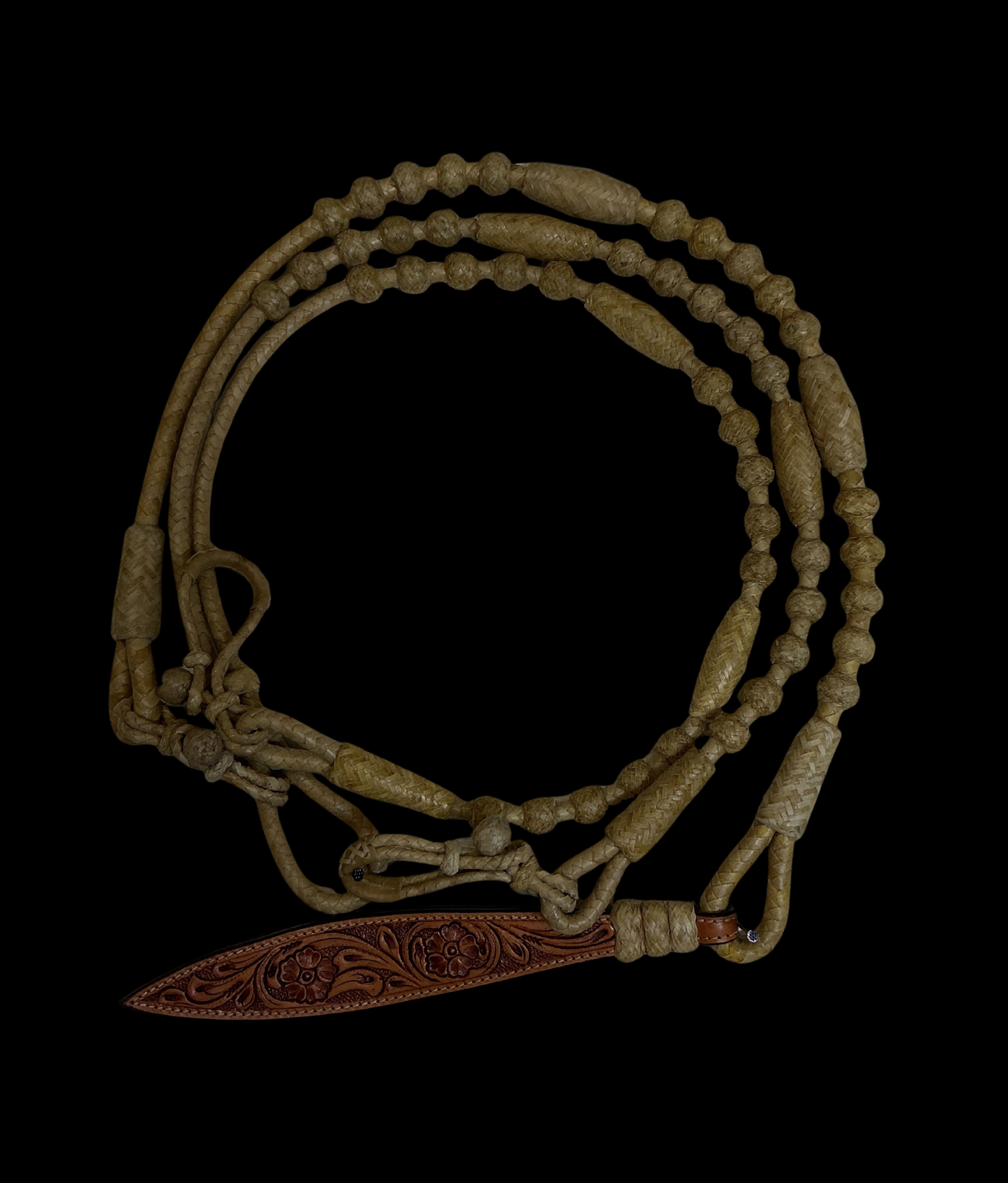 8 Plait Cowboy 3/8" Romal Rein