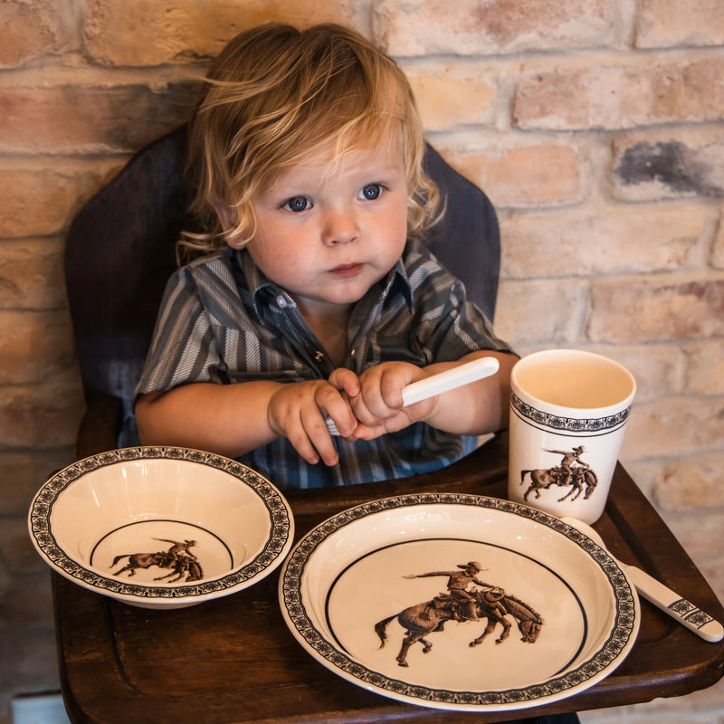 Cowboy 5 Piece Dish Set