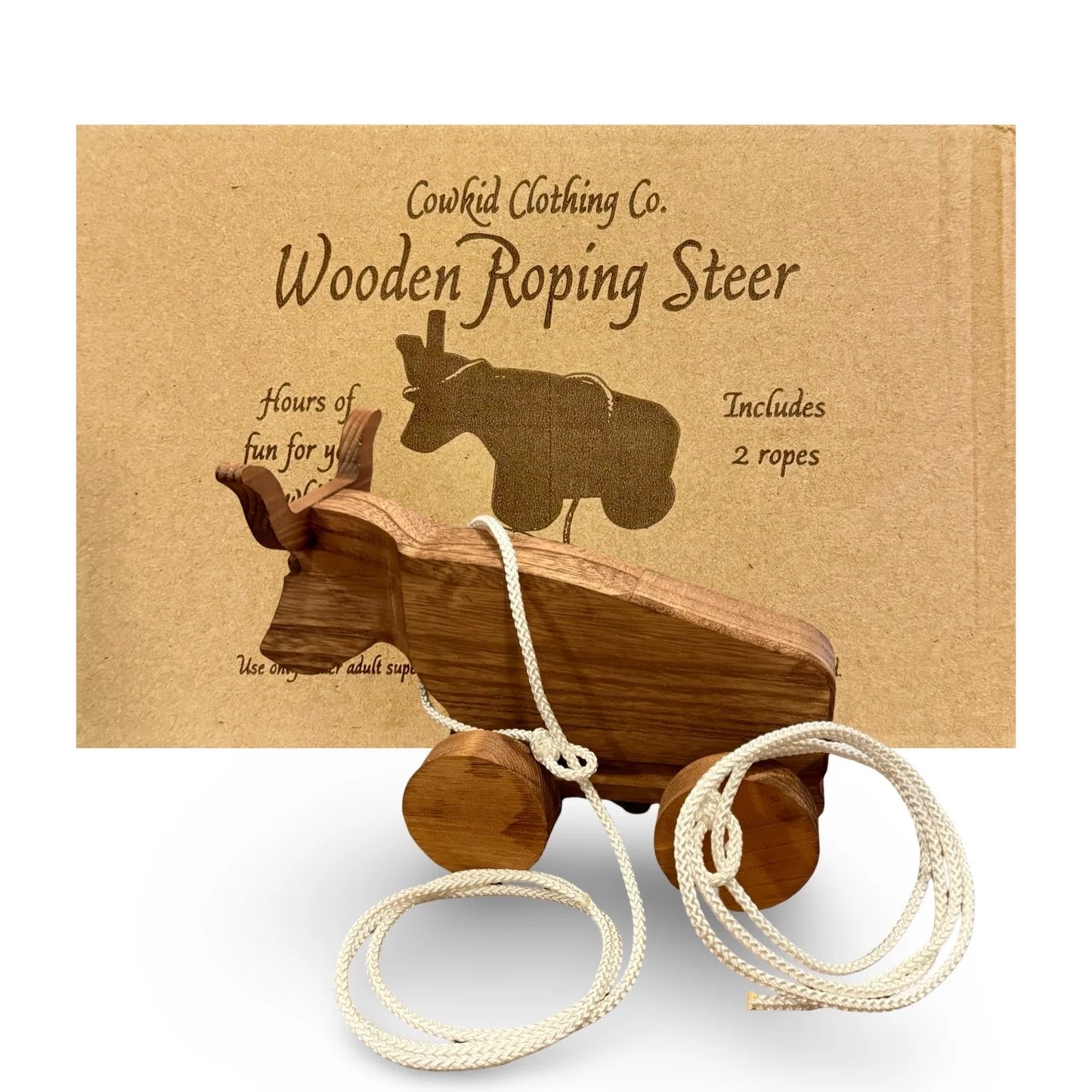 Wooden Roping Steer