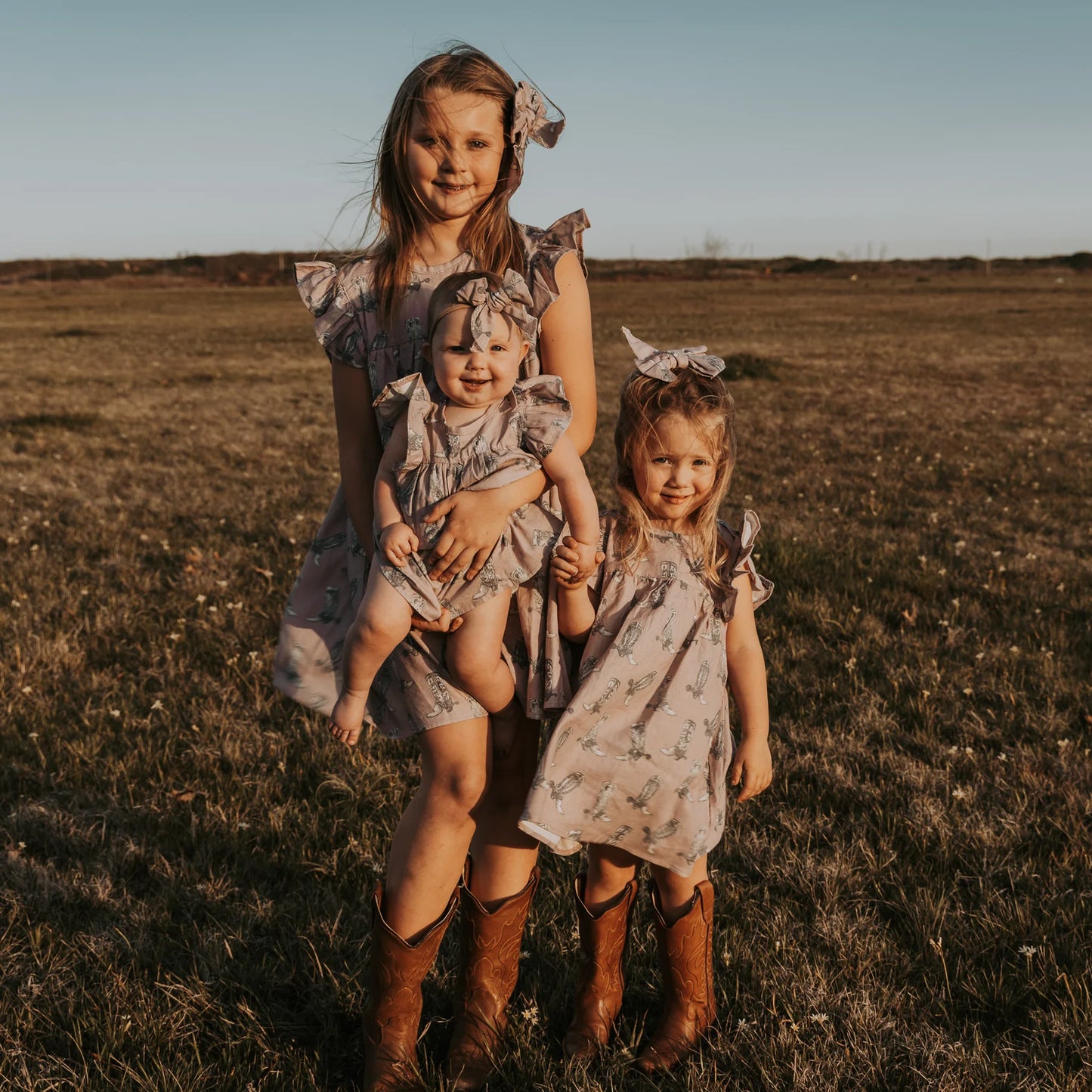 Dusty Rose Boots Dress