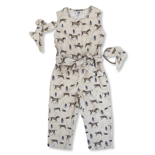 Spring On the Ranch Romper