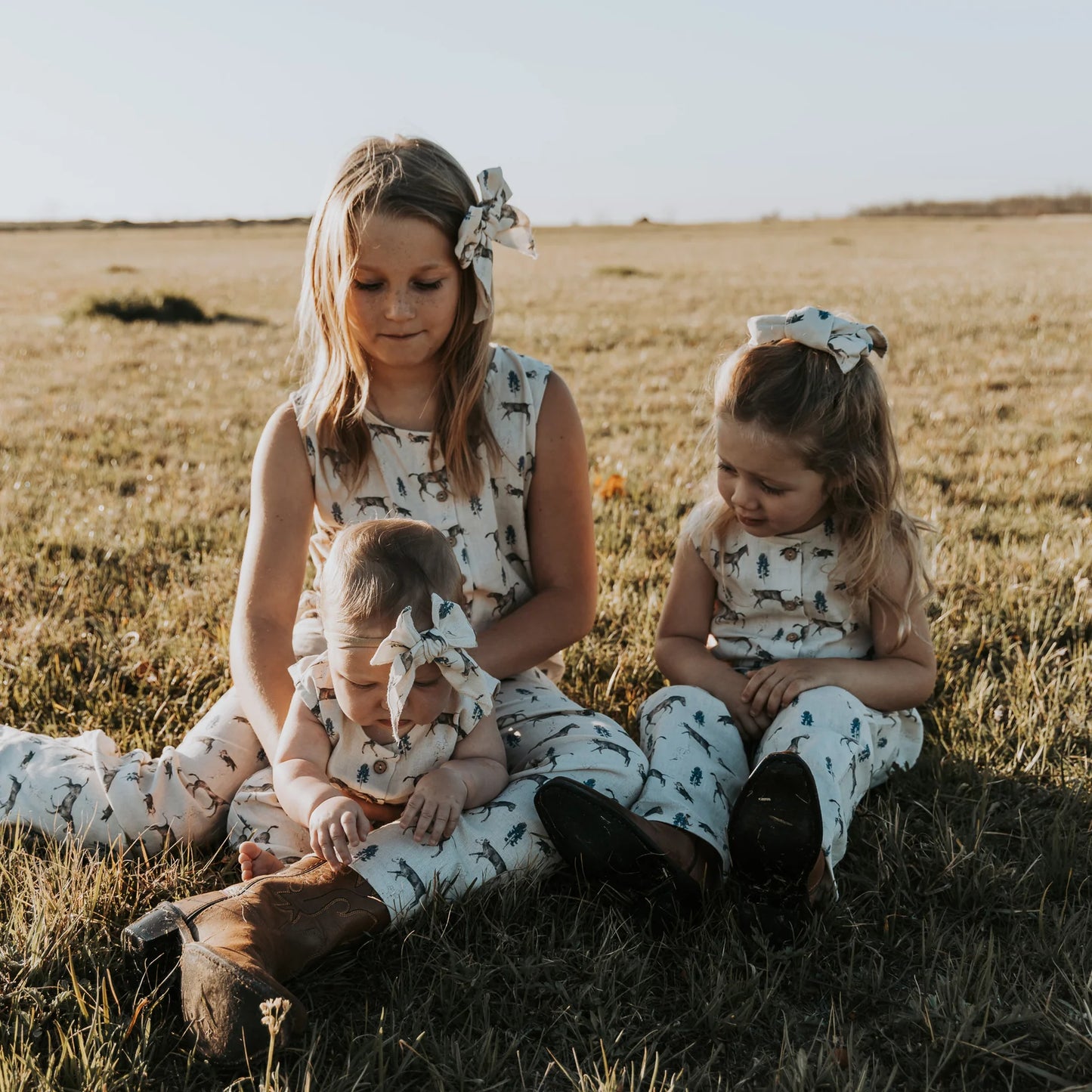 Spring On the Ranch Romper