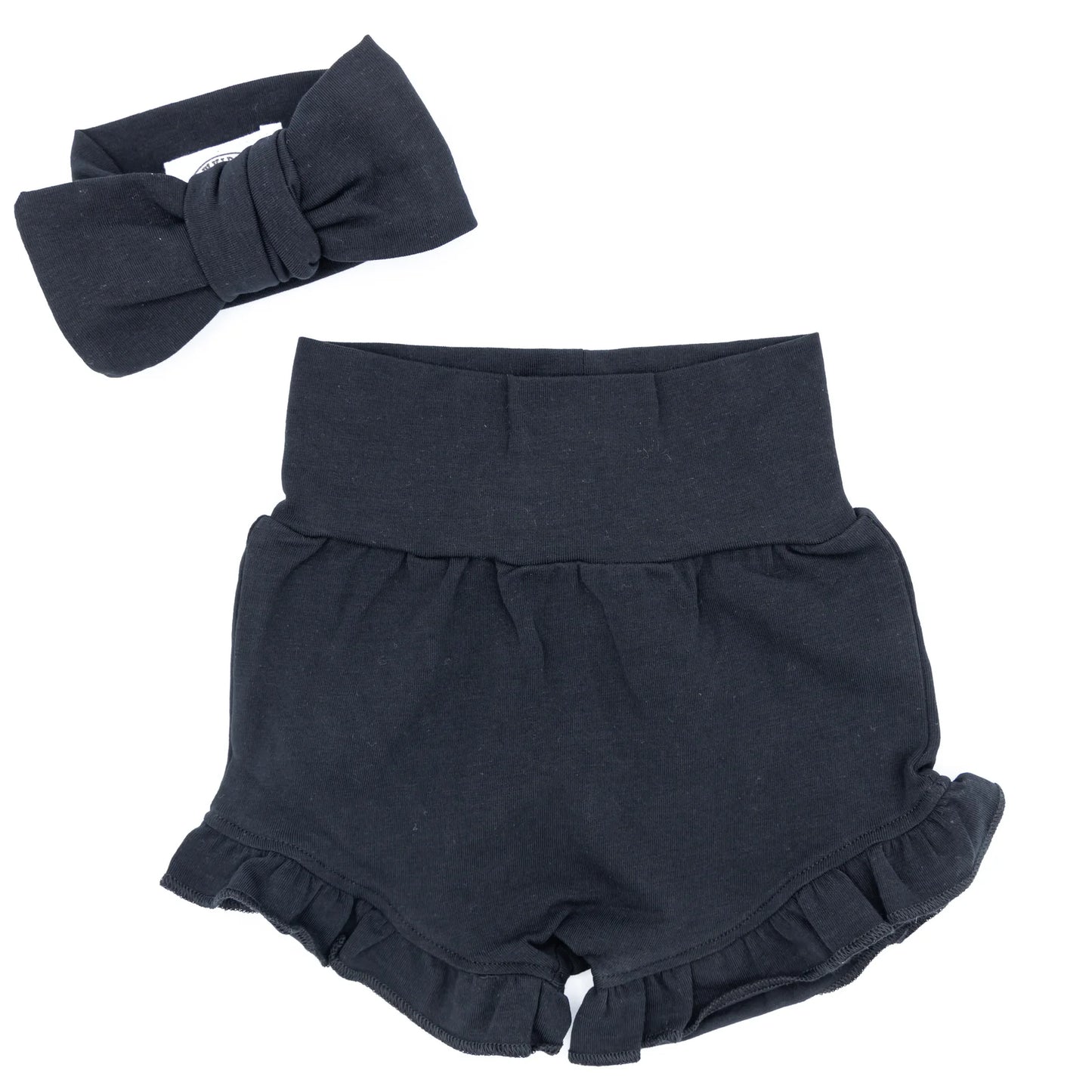 Black Bloomer/Headband Set