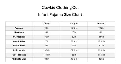 Mauve Ranch Horse Ruffled Folding Feet Jammies