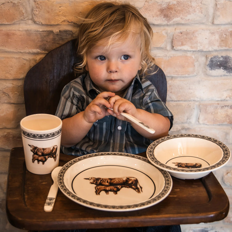 Cow Calf Pair-5 Piece Dish Set