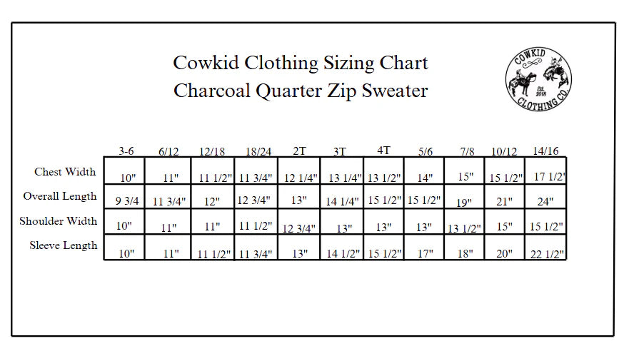 Dark Brown Quarter Zip Cable Knit Sweater (Infant-Adult)