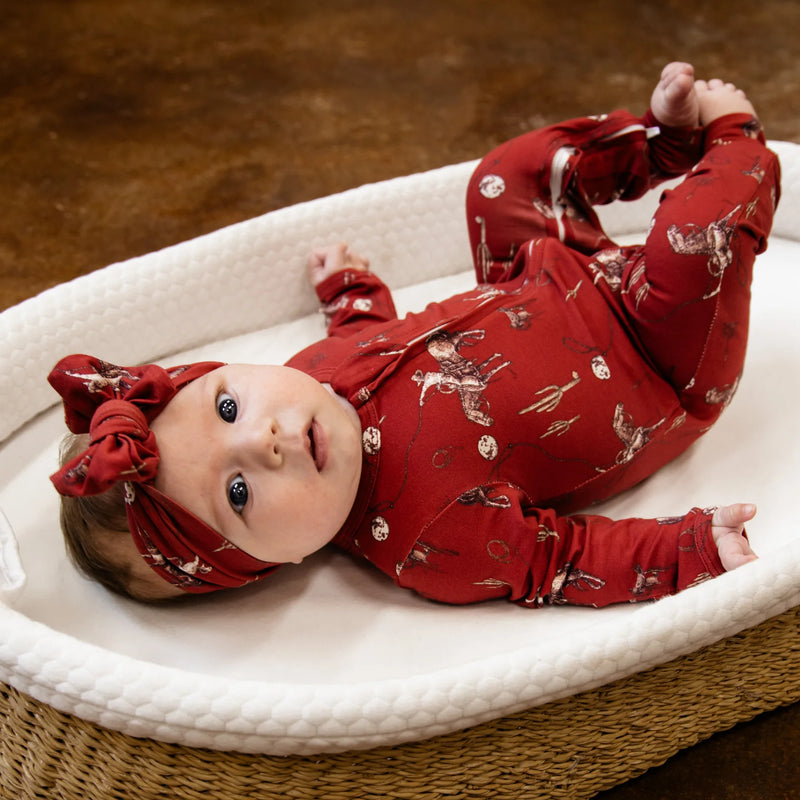 Red “Rope the Moon for You” Jammies