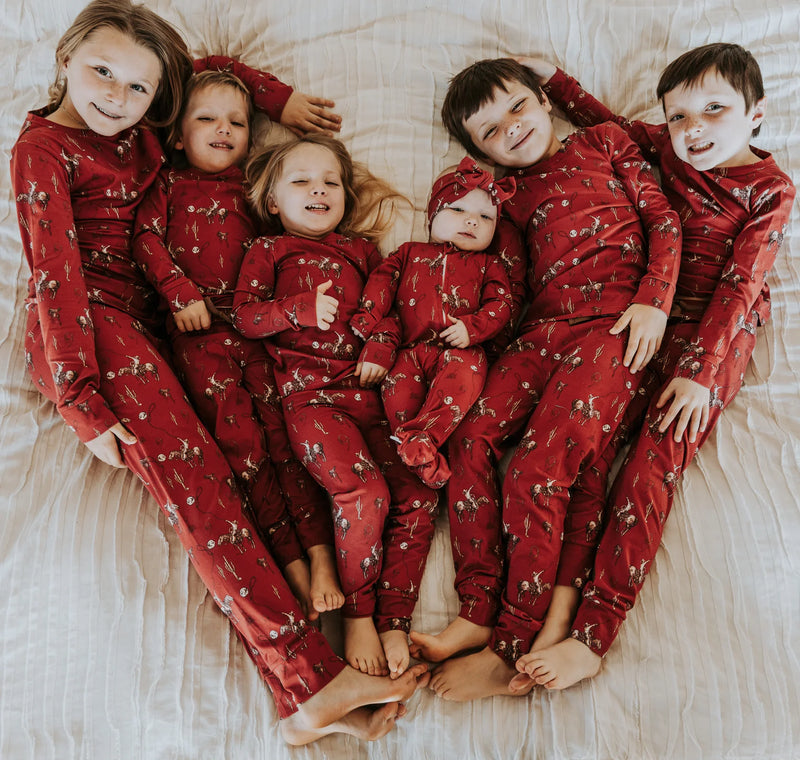 Red “Rope the Moon for You” Jammies
