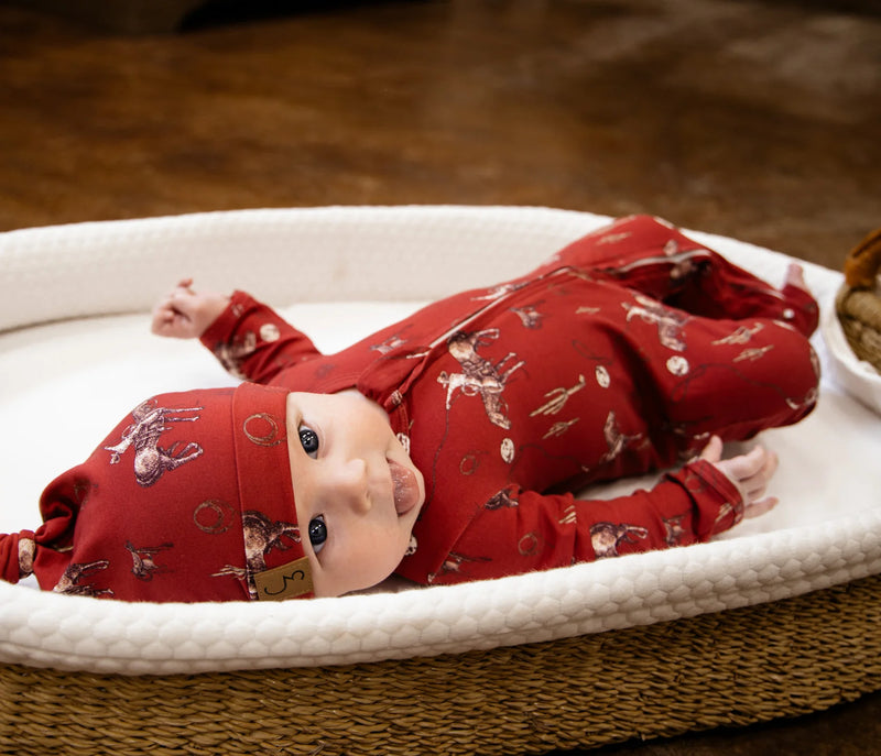 Red “Rope the Moon for You” Jammies