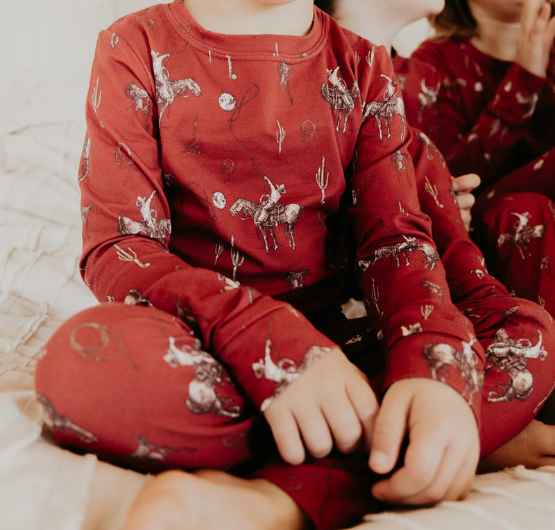Red “Rope the Moon for You” Jammies