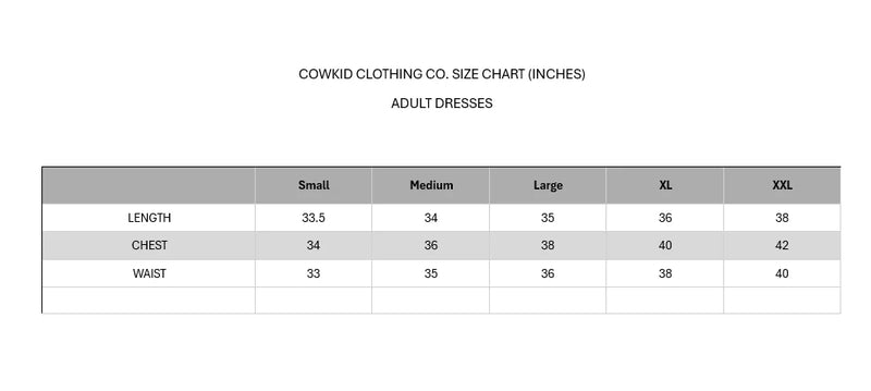 Light Denim Pearl Snap Dress (Adult)