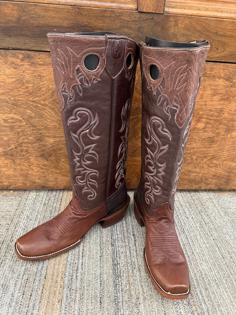 Serna Smooth Ostrich Boots