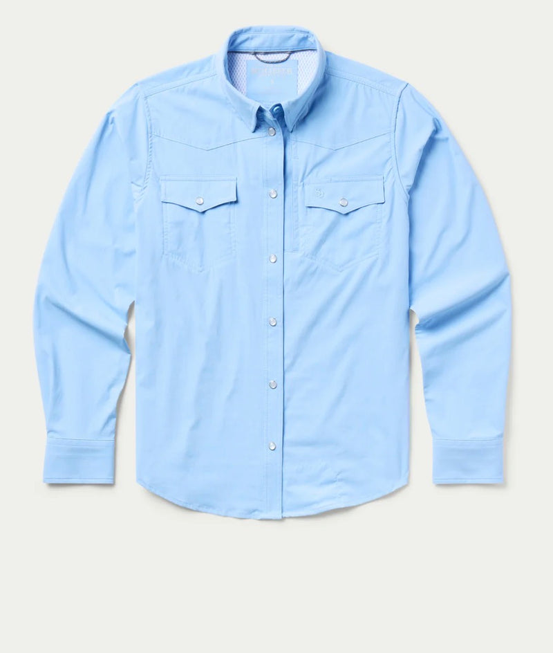 Women's RangeTek Western Snap Shirt-Sky