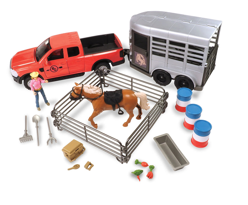 24 piece Truck & Trailer Set