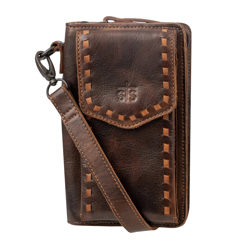 BANDERA - CHOCOLATE QUICKDRAW CROSSBODY WALLET