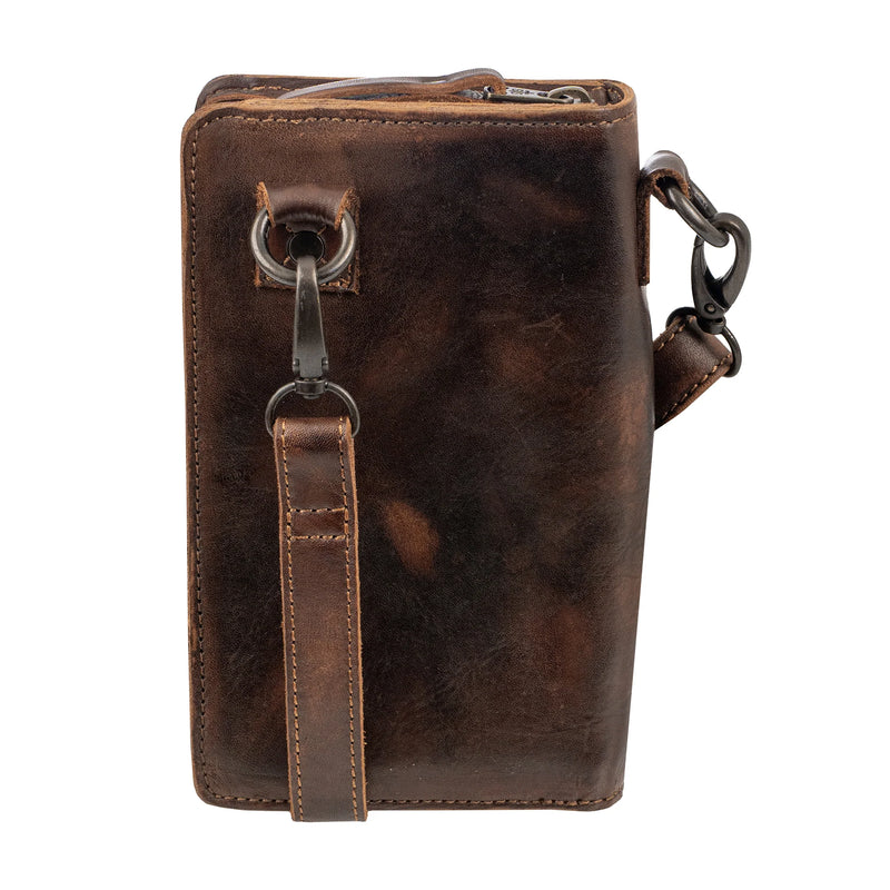 BANDERA - CHOCOLATE QUICKDRAW CROSSBODY WALLET