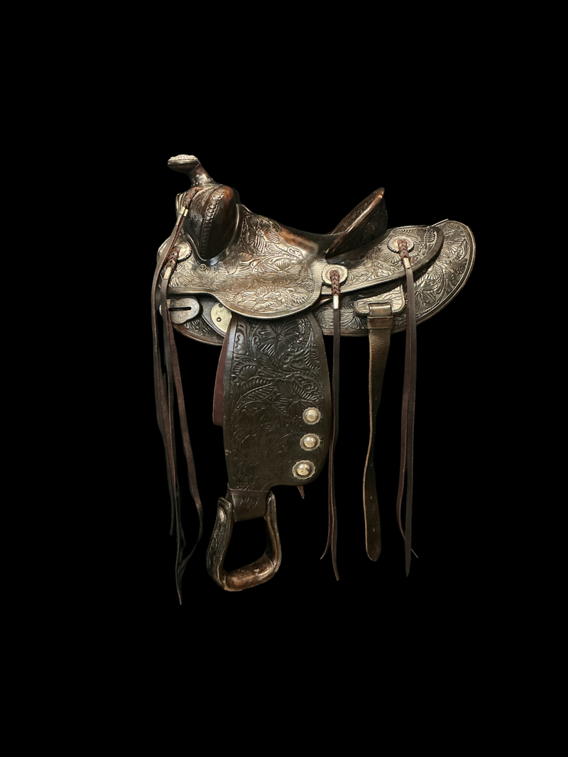 Keystone Bros. 13 1/2" Show Saddle w/Silver