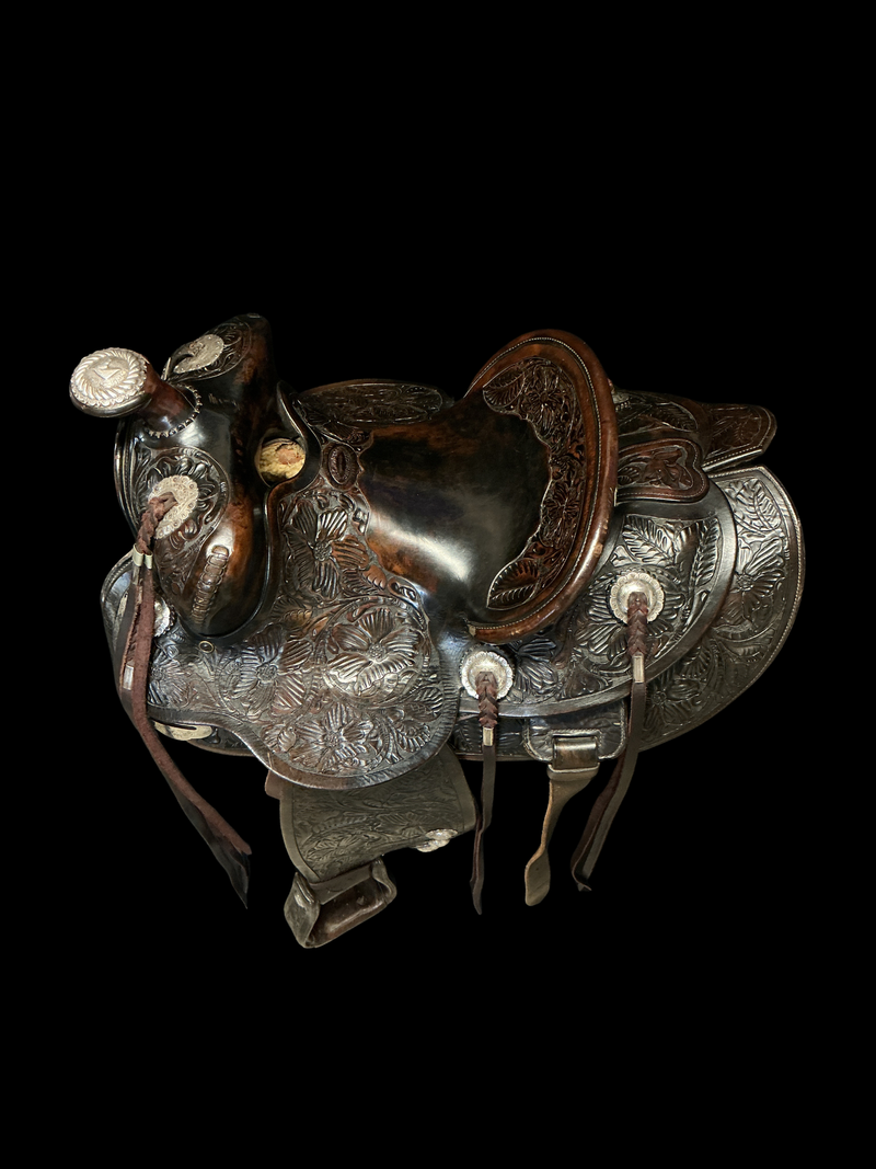 Keystone Bros. 13 1/2" Show Saddle w/Silver