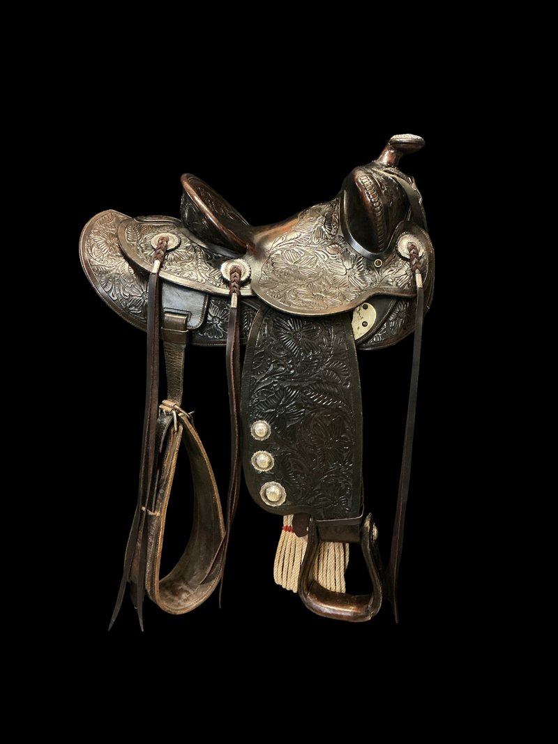 Keystone Bros. 13 1/2" Show Saddle w/Silver