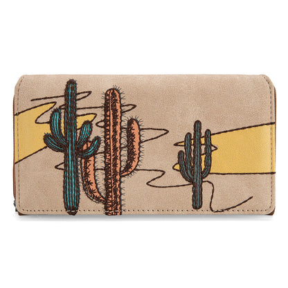 Montana West Embroidered Collection Long Wallet