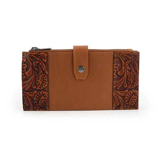 Montana West Genuine Leather Bi-Fold Wallet/Card Organizer