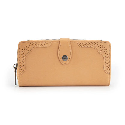 Montana West Genuine Leather Bi-Fold RFID Protected Wallet