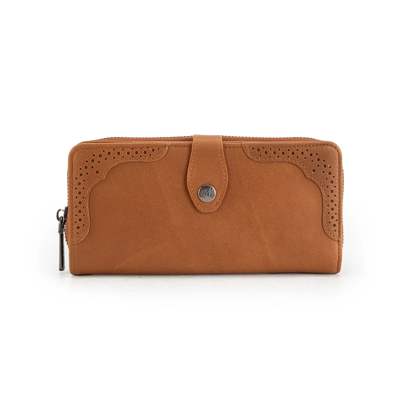 Montana West Genuine Leather Bi-Fold RFID Protected Wallet