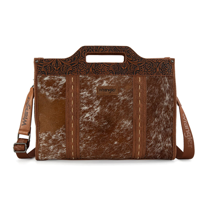 Wrangler Genuine Cowhide Carry-All Cowhide Large Tote
